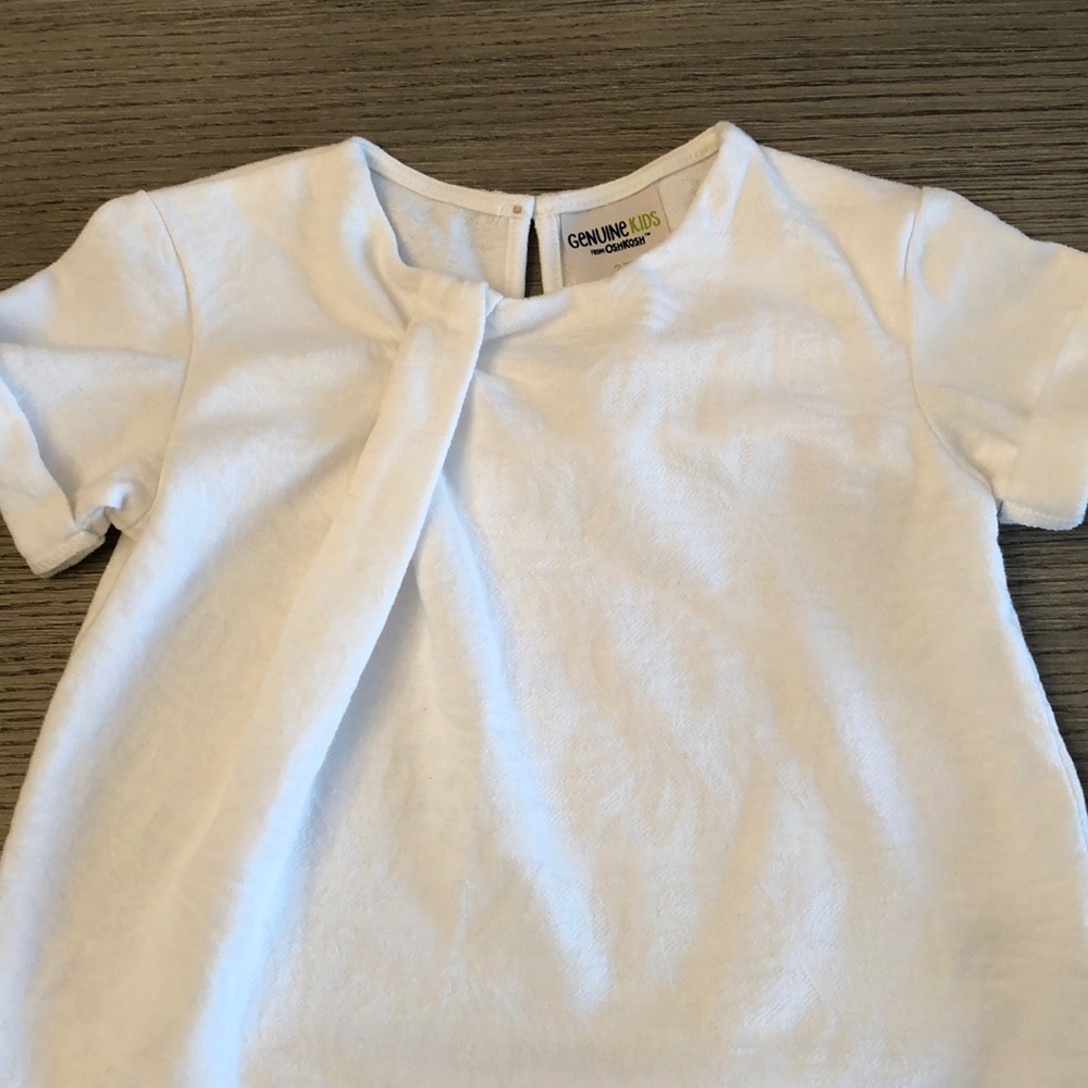 White Short Sleeve Top